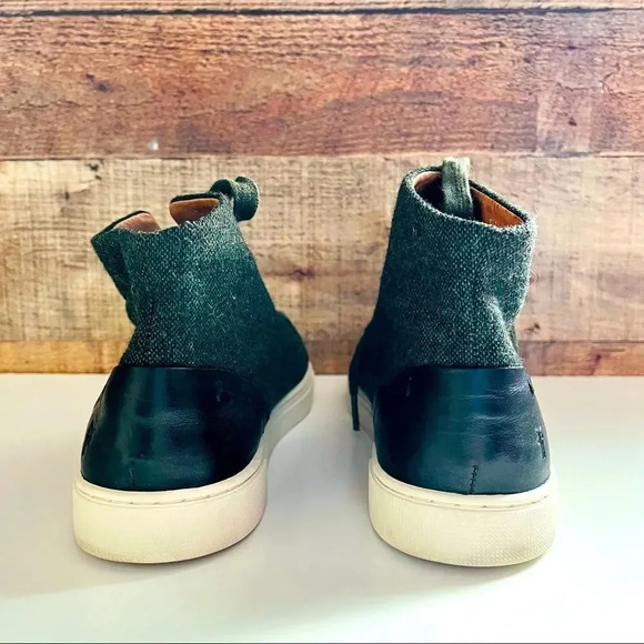 Frye Women’s Ivy Olive Wool Lace Up High Top - Picture 6 of 10